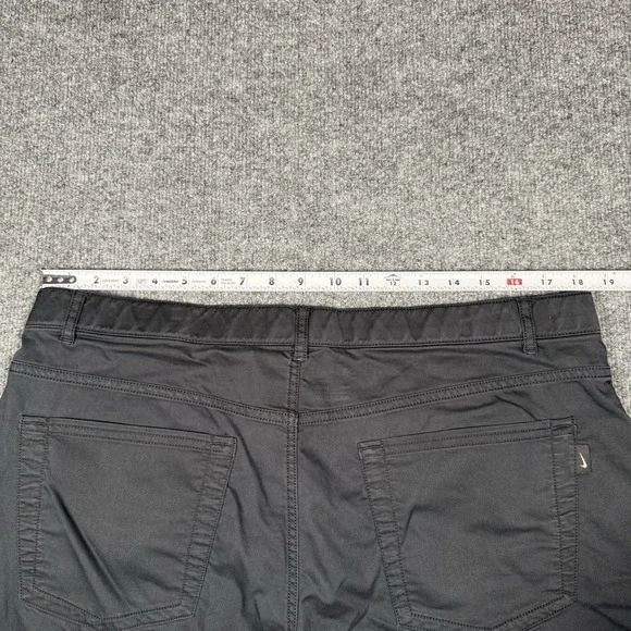 Nike Pants Performance Dri Fit Mens 38x30 Black Stretch Standard Golf Outdoor - Picture 10 of 12